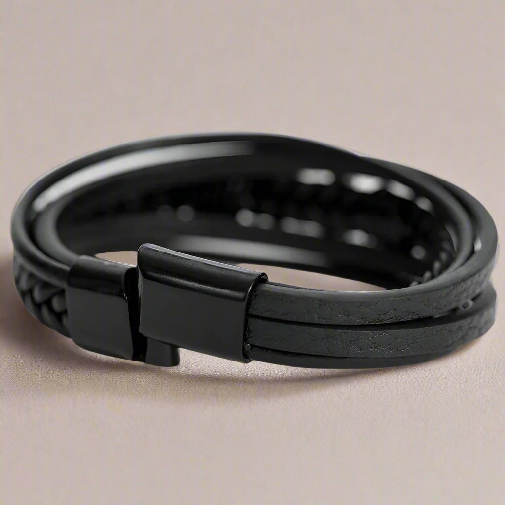 To My Husband, A Man of Integrity Cross Bracelet - Kim’s Signature Beauty & Accessories    