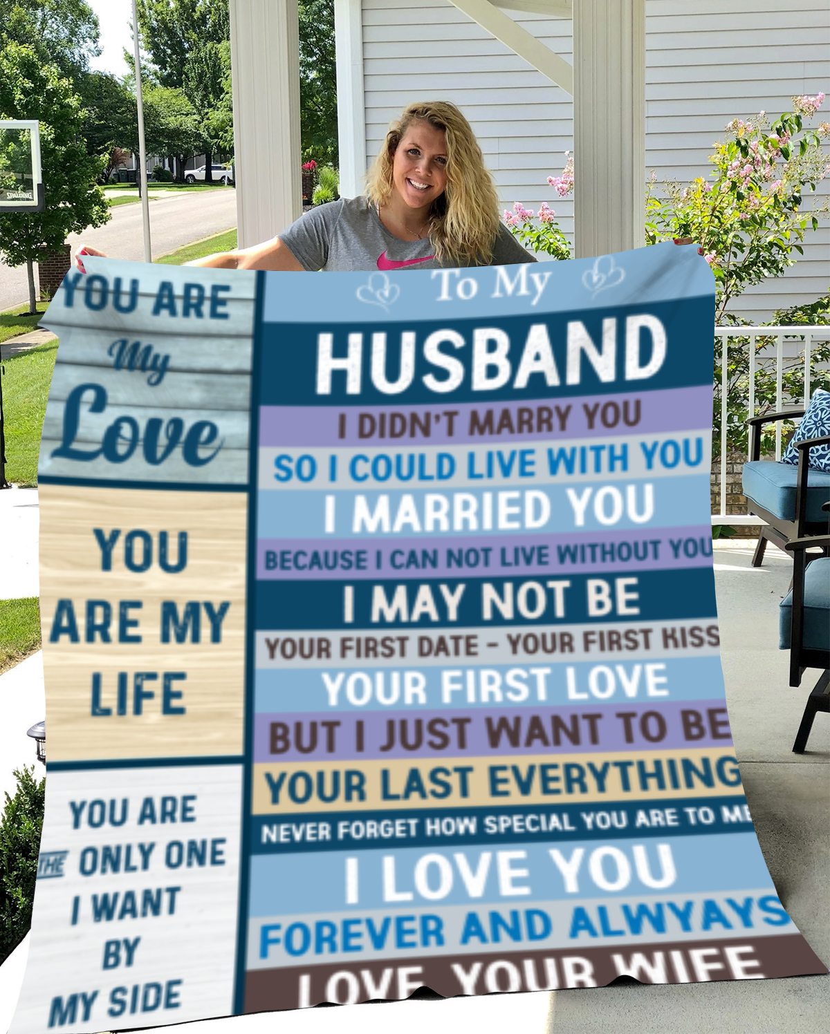 To My Husband Blanket - Kim’s Signature Beauty & Accessories    