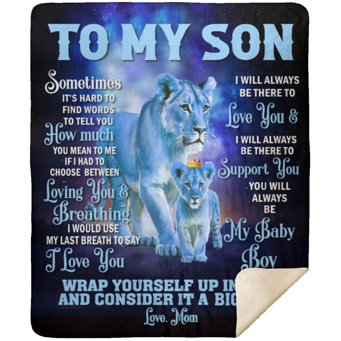 To My Son from Mom Blanket - Kim’s Signature Beauty & Accessories    