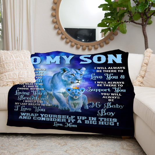 To My Son from Mom Blanket - Kim’s Signature Beauty & Accessories