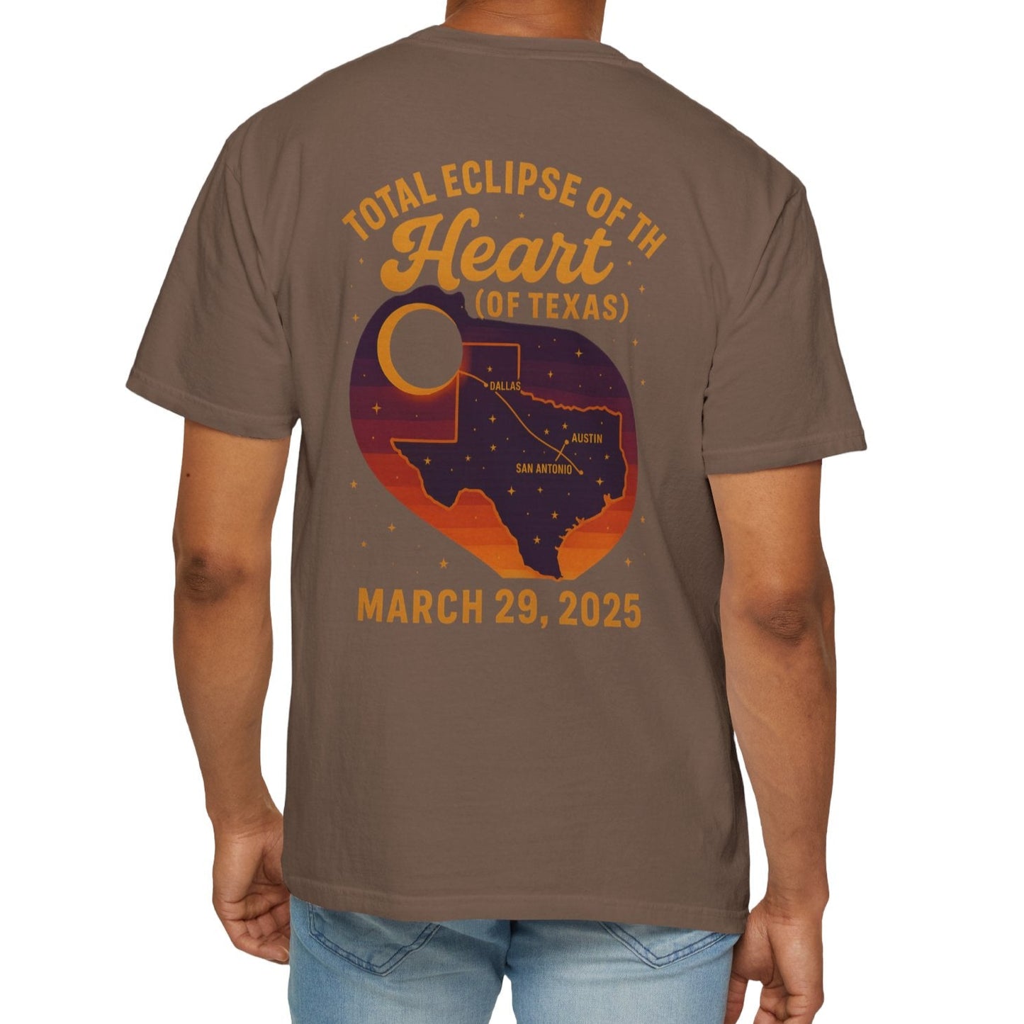 Total Eclipse of the Heart  Texas 2025 Unisex T-Shirt - Kim’s Signature Beauty & Accessories    