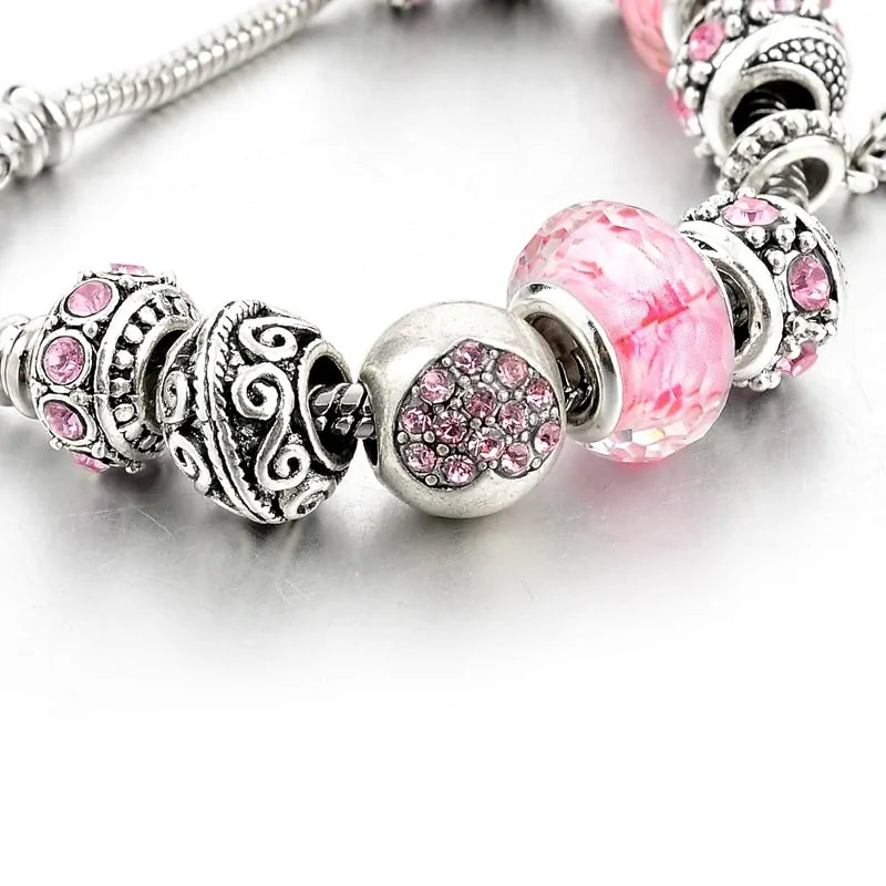 Tourmaline Heart Charm Bracelet - Kim’s Signature Beauty & Accessories    