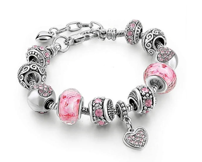 Tourmaline Heart Charm Bracelet - Kim’s Signature Beauty & Accessories    