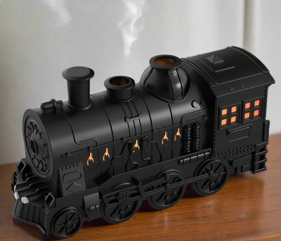 Train-Shaped Ultrasonic Diffuser – Aromatherapy Humidifier w/LED Light - Kim’s Signature Beauty & Accessories    