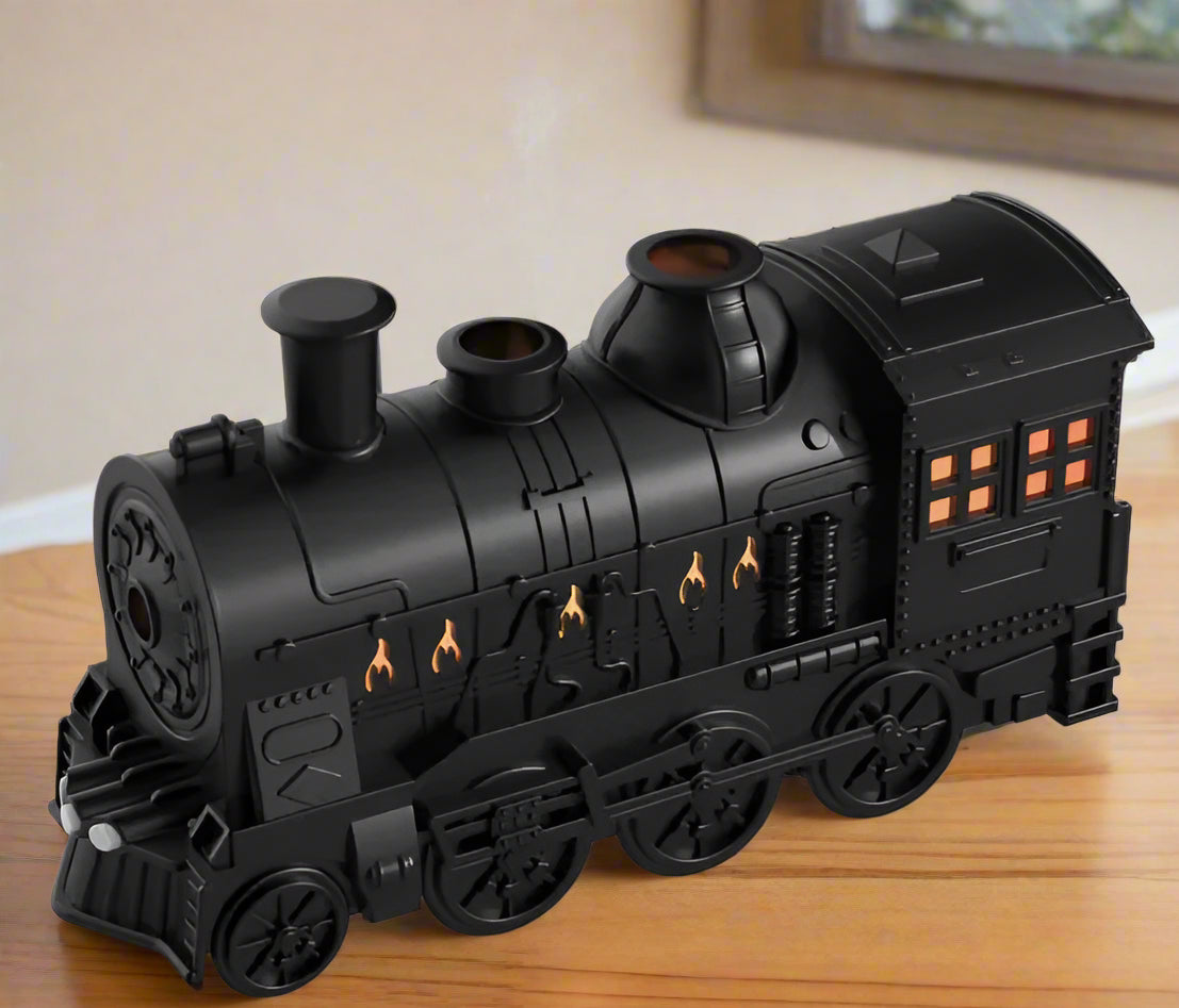Train-Shaped Ultrasonic Diffuser – Aromatherapy Humidifier w/LED Light - Kim’s Signature Beauty & Accessories    