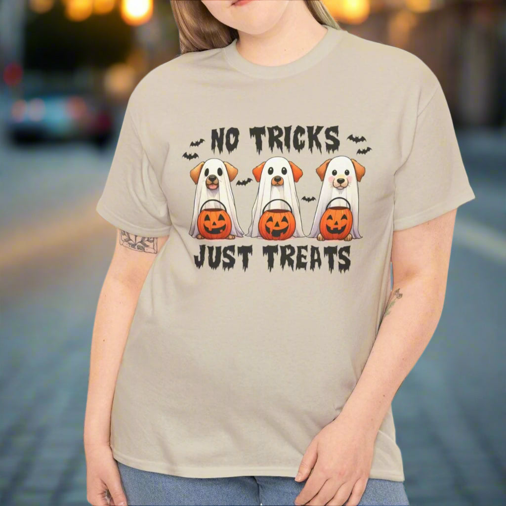 Trick or Treat Dog Trio  Tee - Kim’s Signature Beauty & Accessories    