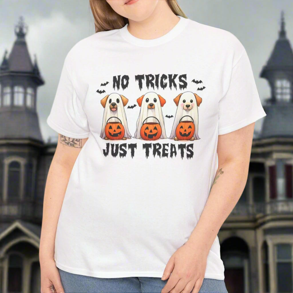 Trick or Treat Dog Trio  Tee - Kim’s Signature Beauty & Accessories    