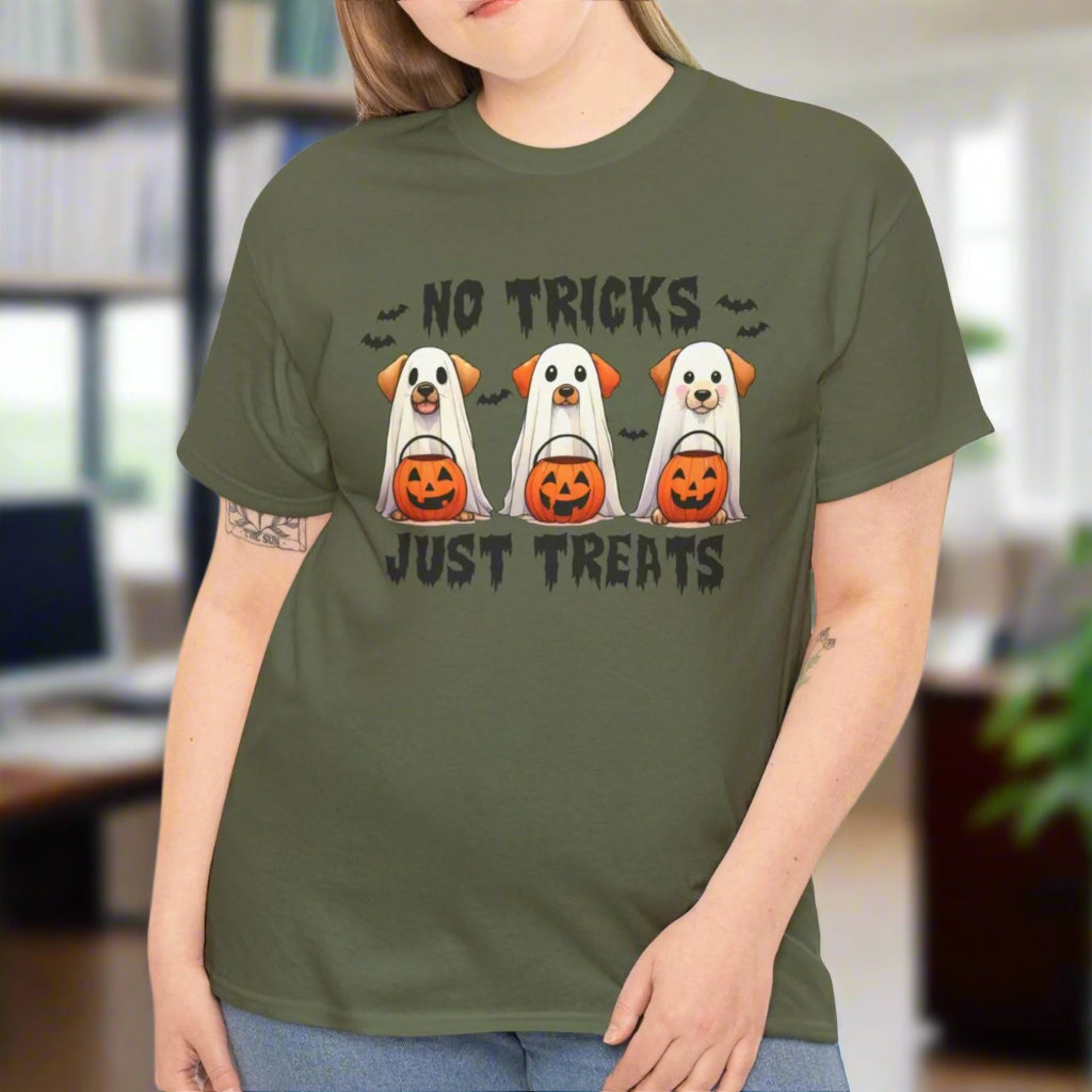 Trick or Treat Dog Trio  Tee - Kim’s Signature Beauty & Accessories    