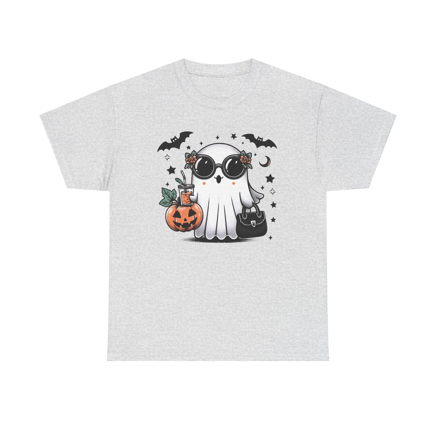 Trick-or-Treat Ghost Tee - Kim’s Signature Beauty & Accessories    