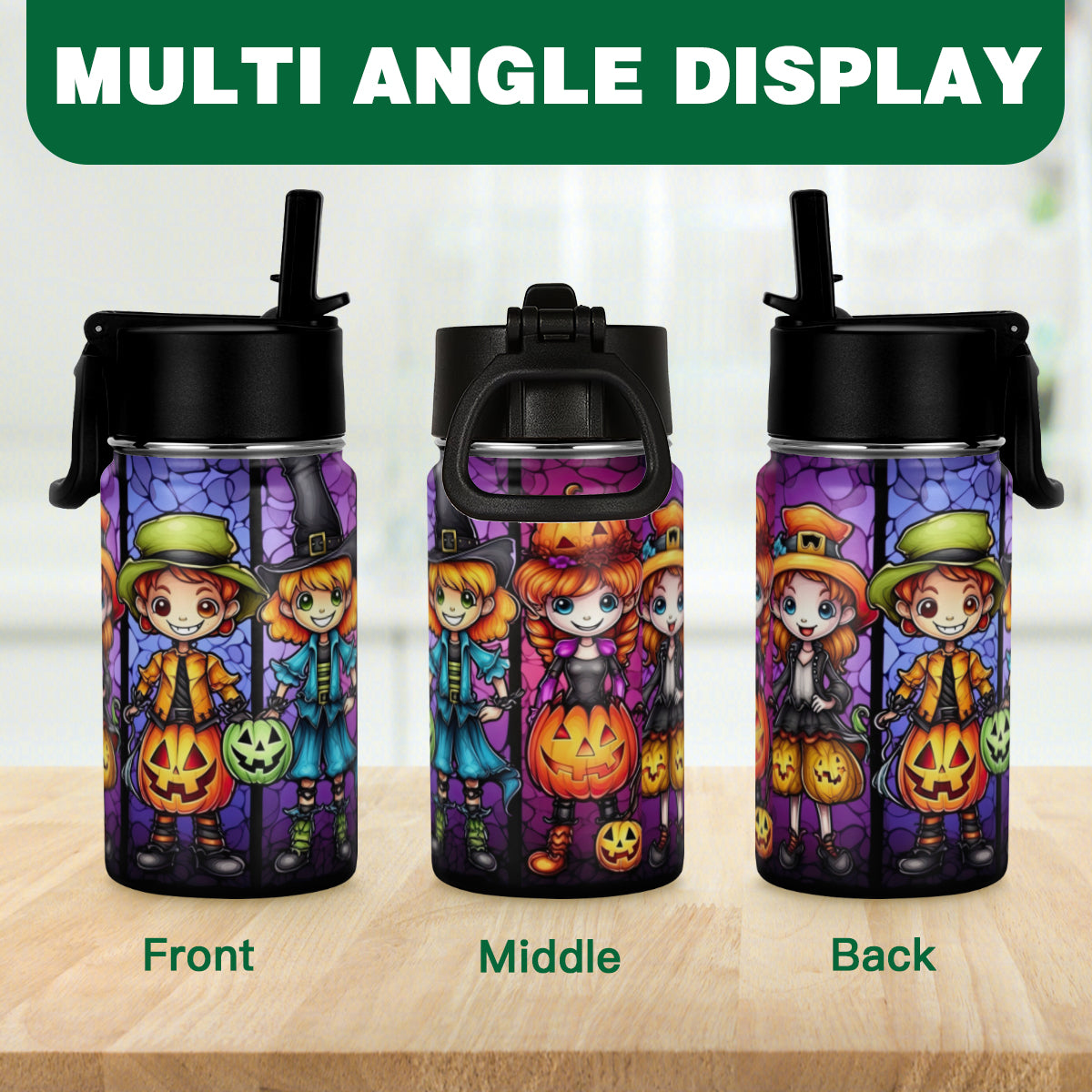 Trick or Treat Kids 12oz Tumblers - Kim’s Signature Beauty & Accessories    