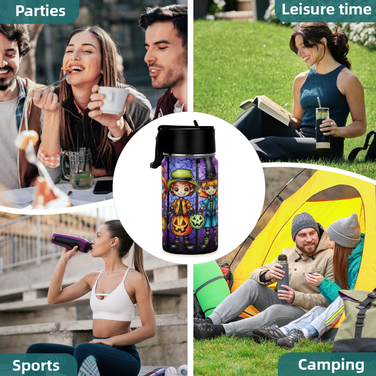 Trick or Treat Kids 12oz Tumblers - Kim’s Signature Beauty & Accessories    