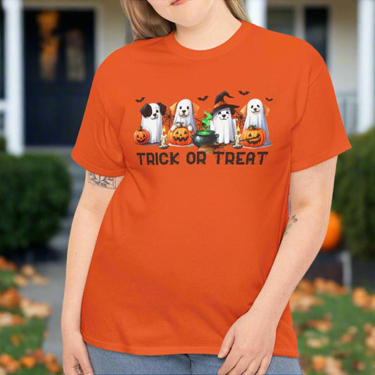 Trick-or-Treating Pups Tee - Kim’s Signature Beauty & Accessories    
