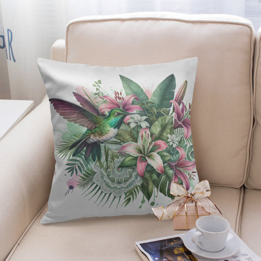 Tropical Bird Paradise Pillow Cover - Kim’s Signature Beauty & Accessories    