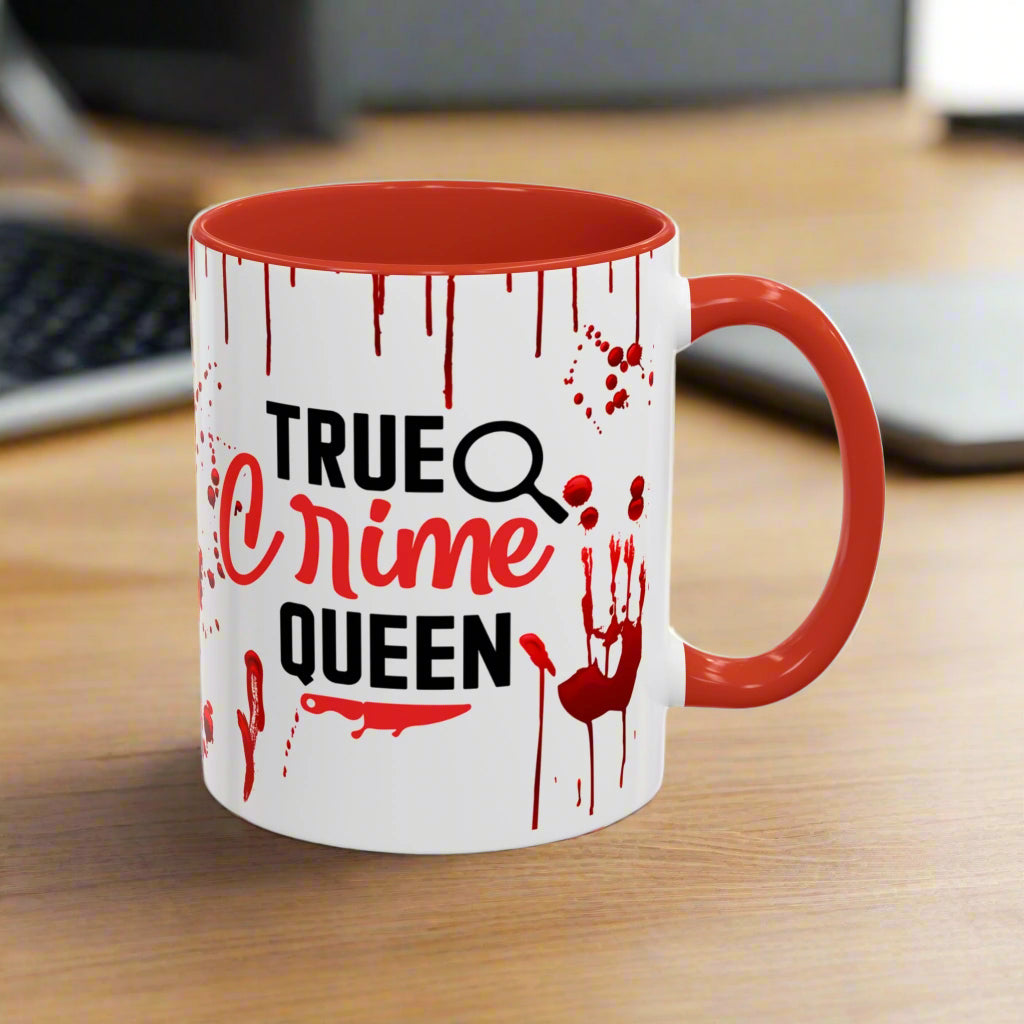True Crime Queen Mug - Spooky Gift for True Crime Lovers - Kim’s Signature Beauty & Accessories    