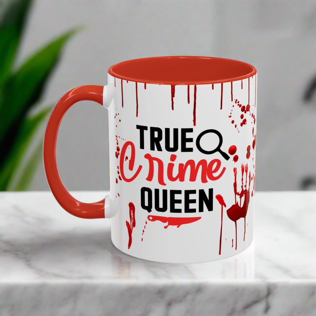 True Crime Queen Mug - Spooky Gift for True Crime Lovers - Kim’s Signature Beauty & Accessories    