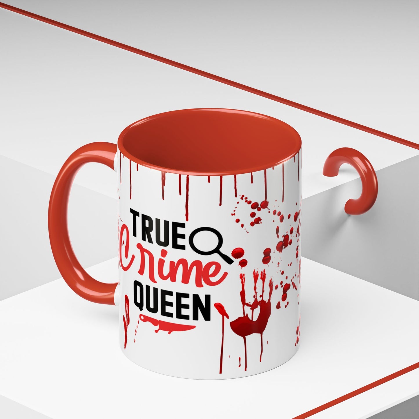 True Crime Queen Mug - Spooky Gift for True Crime Lovers - Kim’s Signature Beauty & Accessories    