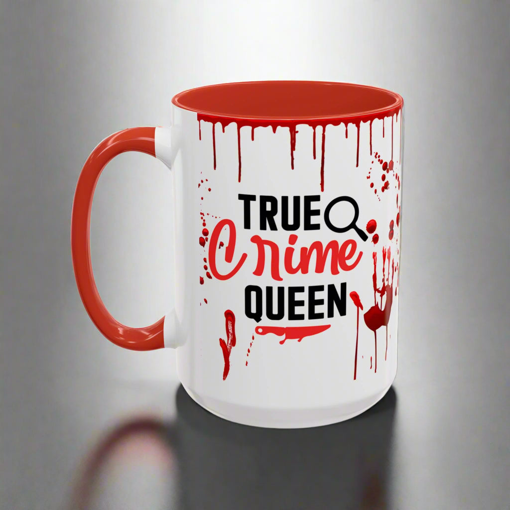 True Crime Queen Mug - Spooky Gift for True Crime Lovers - Kim’s Signature Beauty & Accessories    