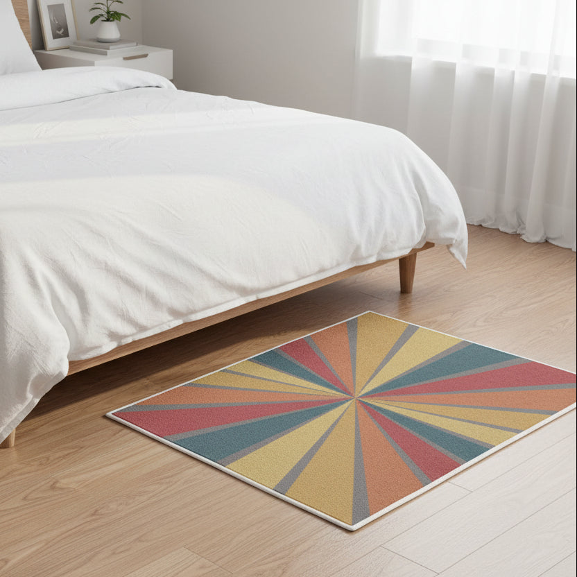 Tunnel Vision Rectangular Shaped Rug - Kim’s Signature Beauty & Accessories