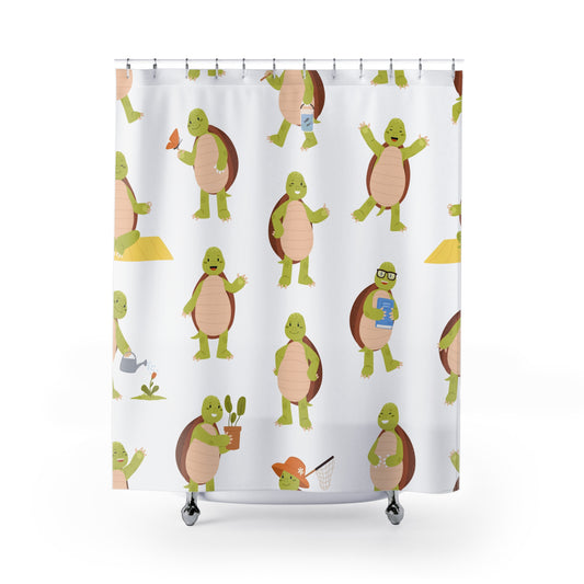 Turtle Tales Shower Curtain - Kim’s Signature Beauty & Accessories    