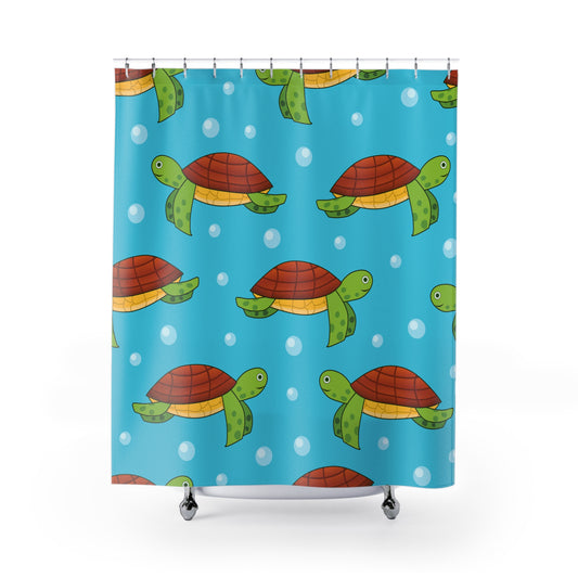 Turtle Tales Shower Curtain - Kim’s Signature Beauty & Accessories    