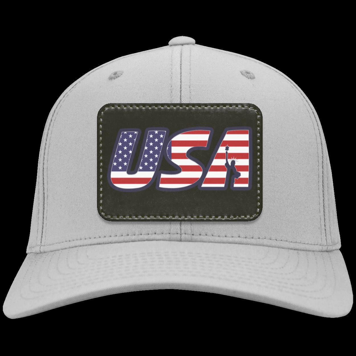 USA Twill Cap - Patch - Kim’s Signature Beauty & Accessories    