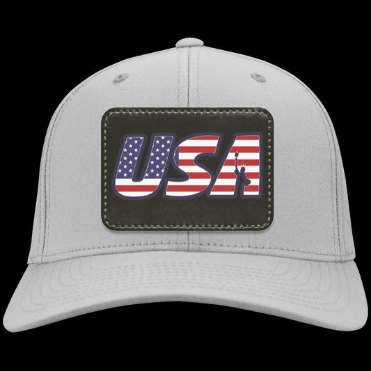 USA Twill Cap - Patch - Kim’s Signature Beauty & Accessories    