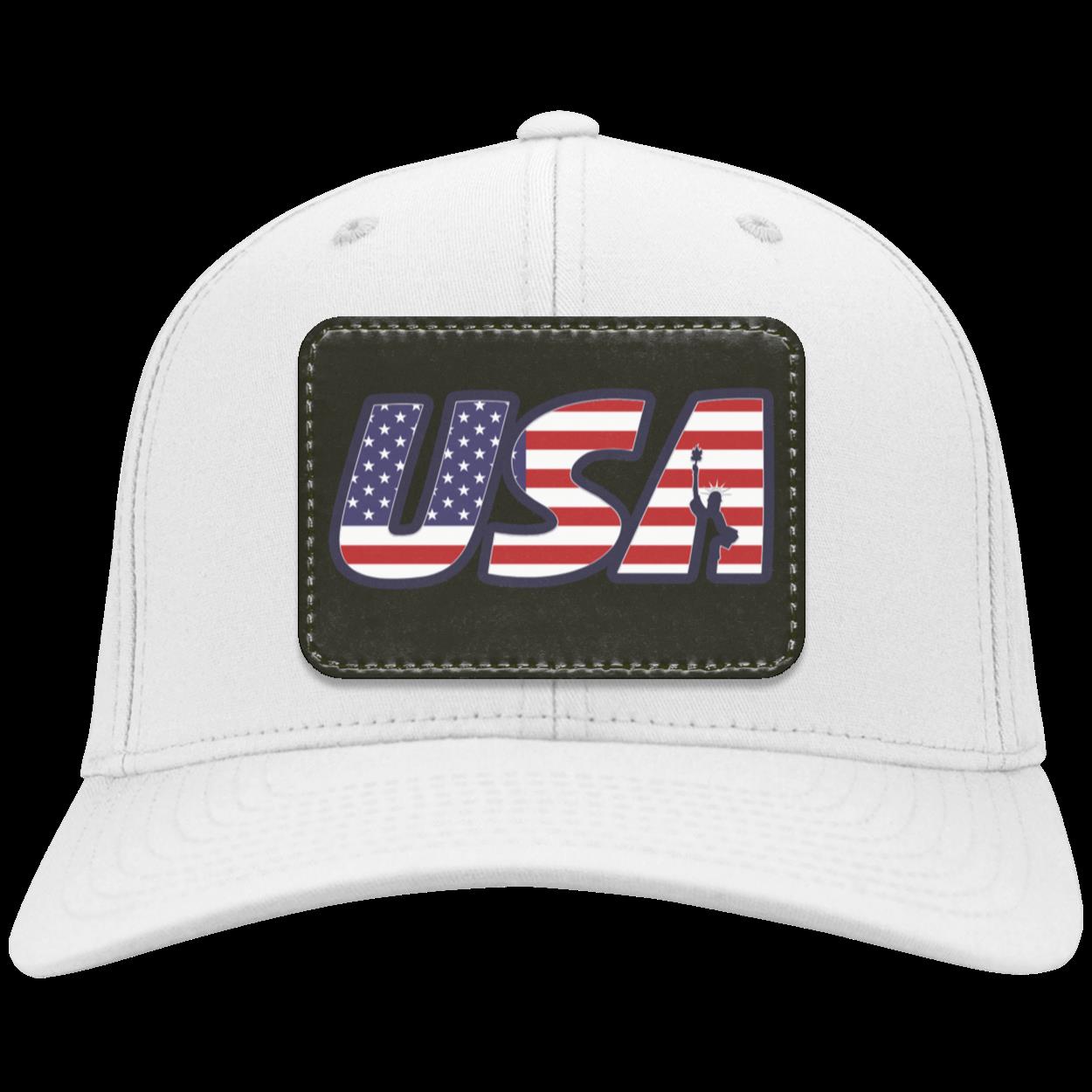 USA Twill Cap - Patch - Kim’s Signature Beauty & Accessories    