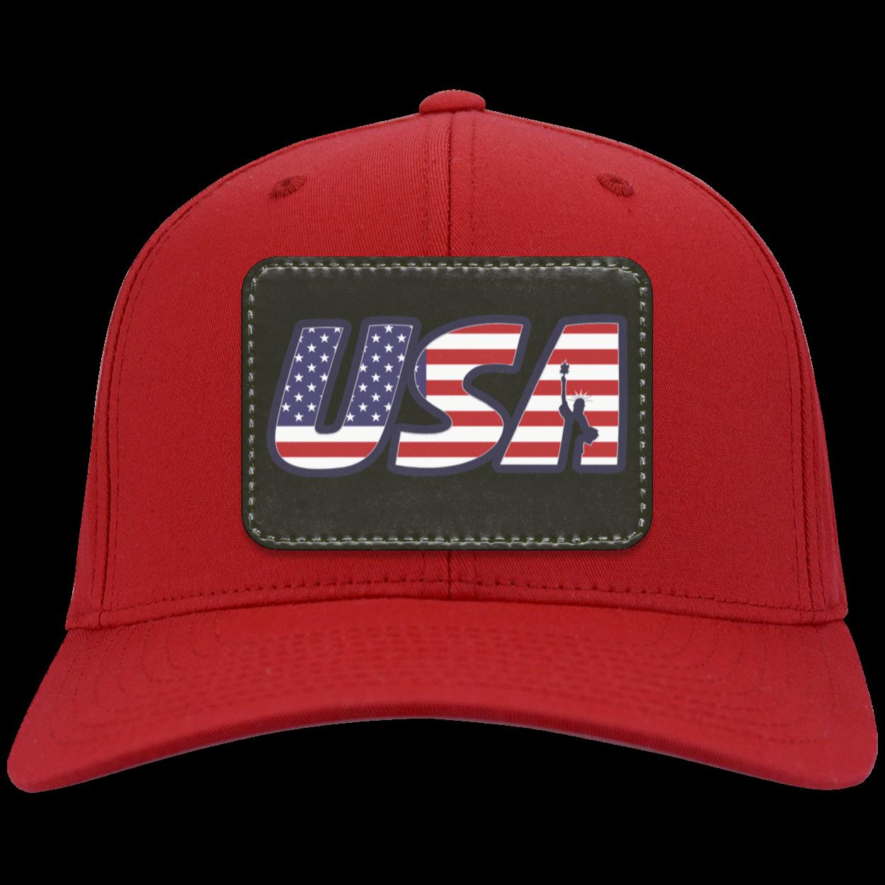 USA Twill Cap - Patch - Kim’s Signature Beauty & Accessories    