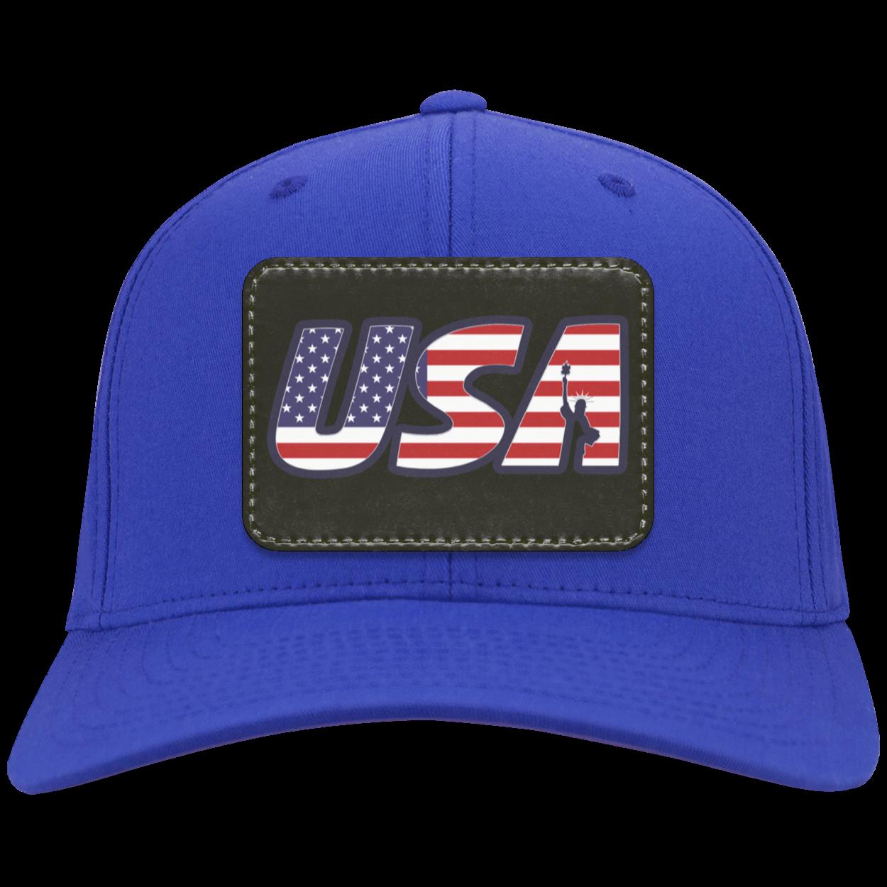 USA Twill Cap - Patch - Kim’s Signature Beauty & Accessories    