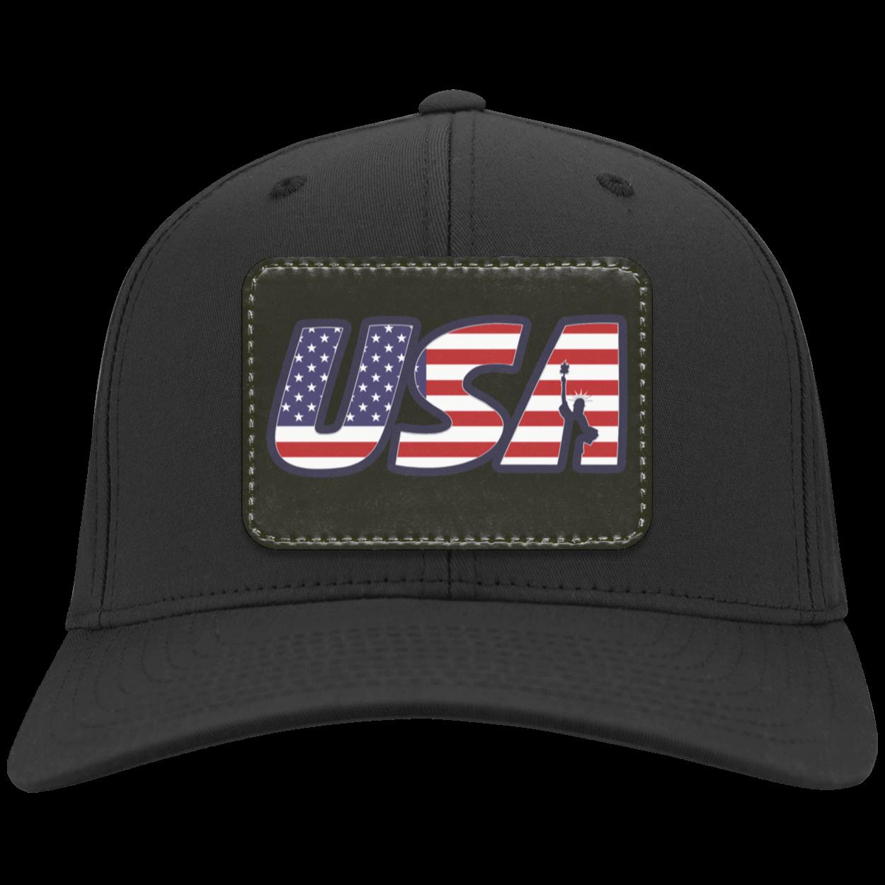USA Twill Cap - Patch - Kim’s Signature Beauty & Accessories    