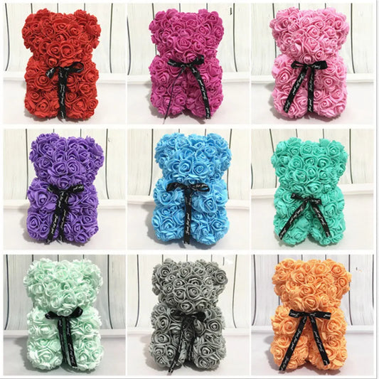Artificial Rose Bear - Kim’s Signature Beauty & Accessories    