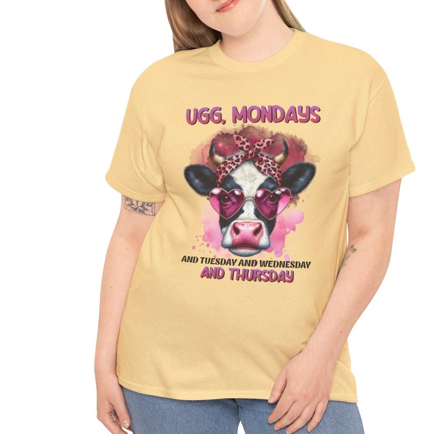 Ugg, Mondays...| Cotton Tee - Kim’s Signature Beauty & Accessories    