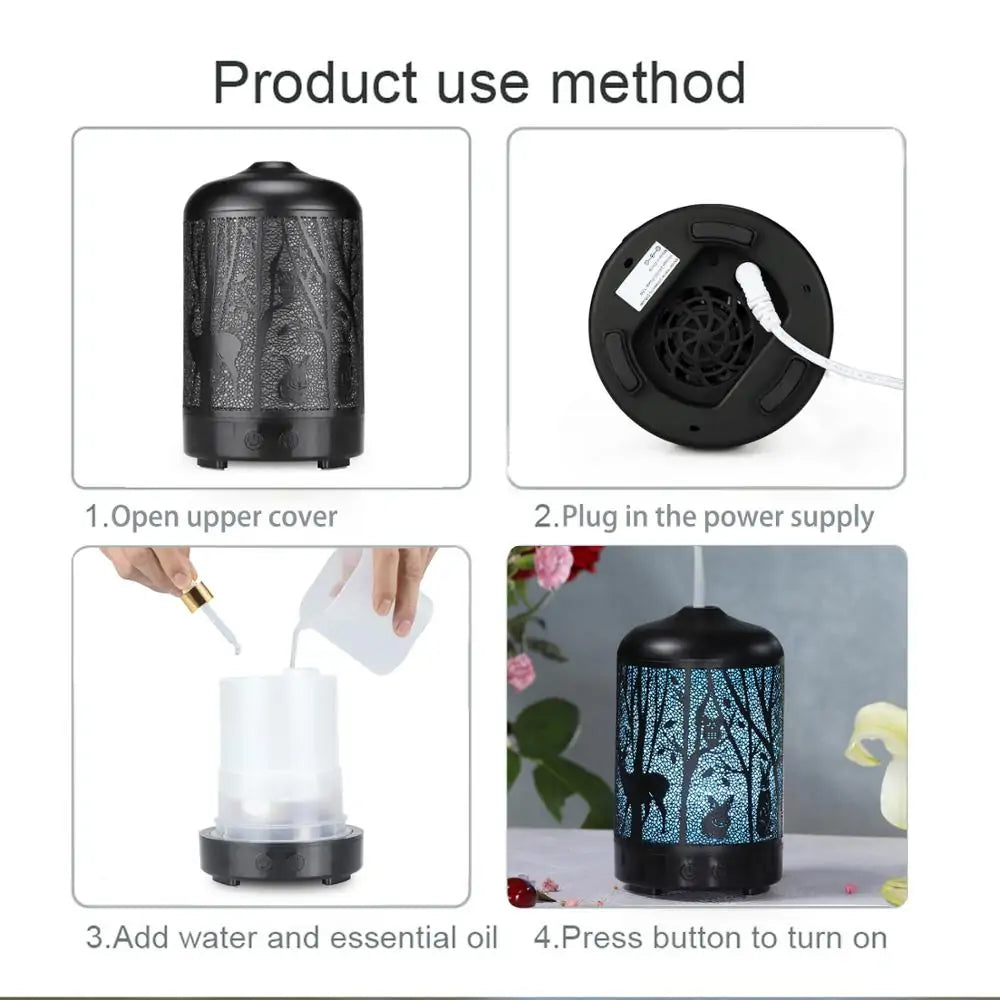 Ultrasonic Air Humidifier Forest Deer Aroma Diffuser - Kim’s Signature Beauty & Accessories    