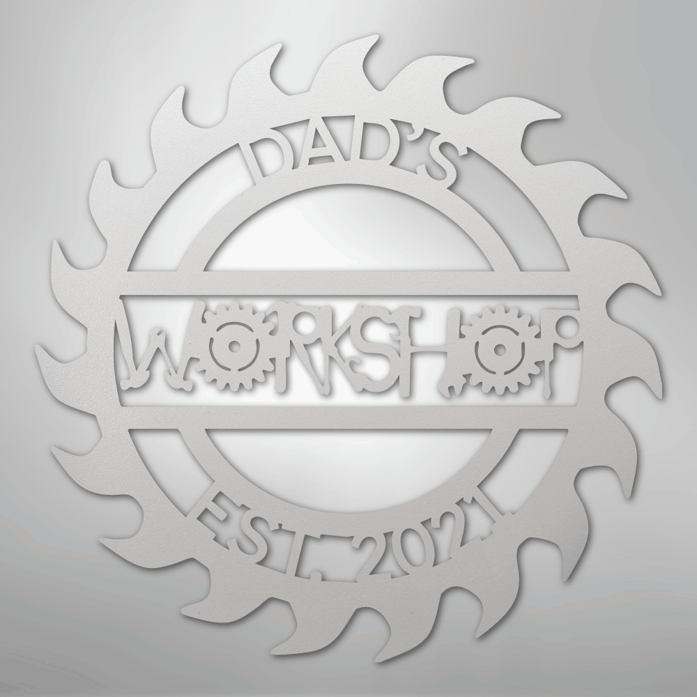 Unique Workshop Monogram - Steel Sign - Kim’s Signature Beauty & Accessories