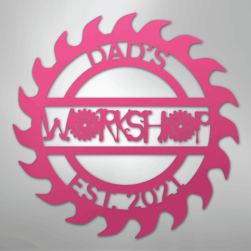Unique Workshop Monogram - Steel Sign - Kim’s Signature Beauty & Accessories