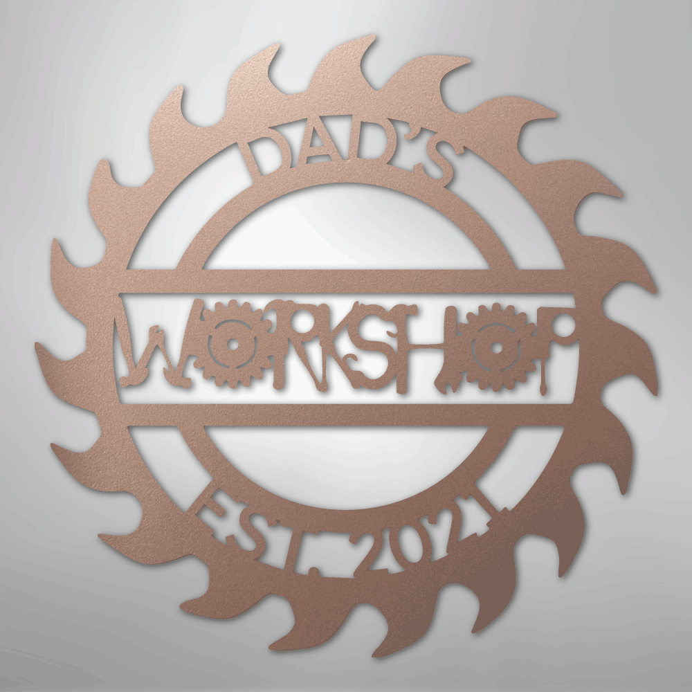 Unique Workshop Monogram - Steel Sign - Kim’s Signature Beauty & Accessories