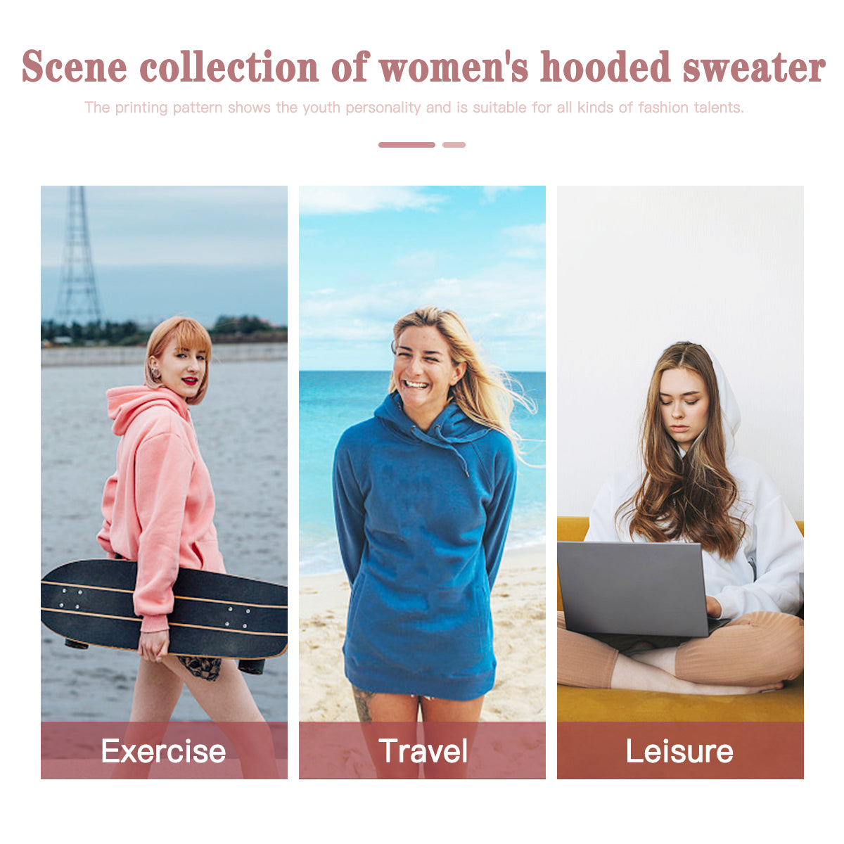 Vacation Time Hoodie Sweat Dress - Kim’s Signature Beauty & Accessories    