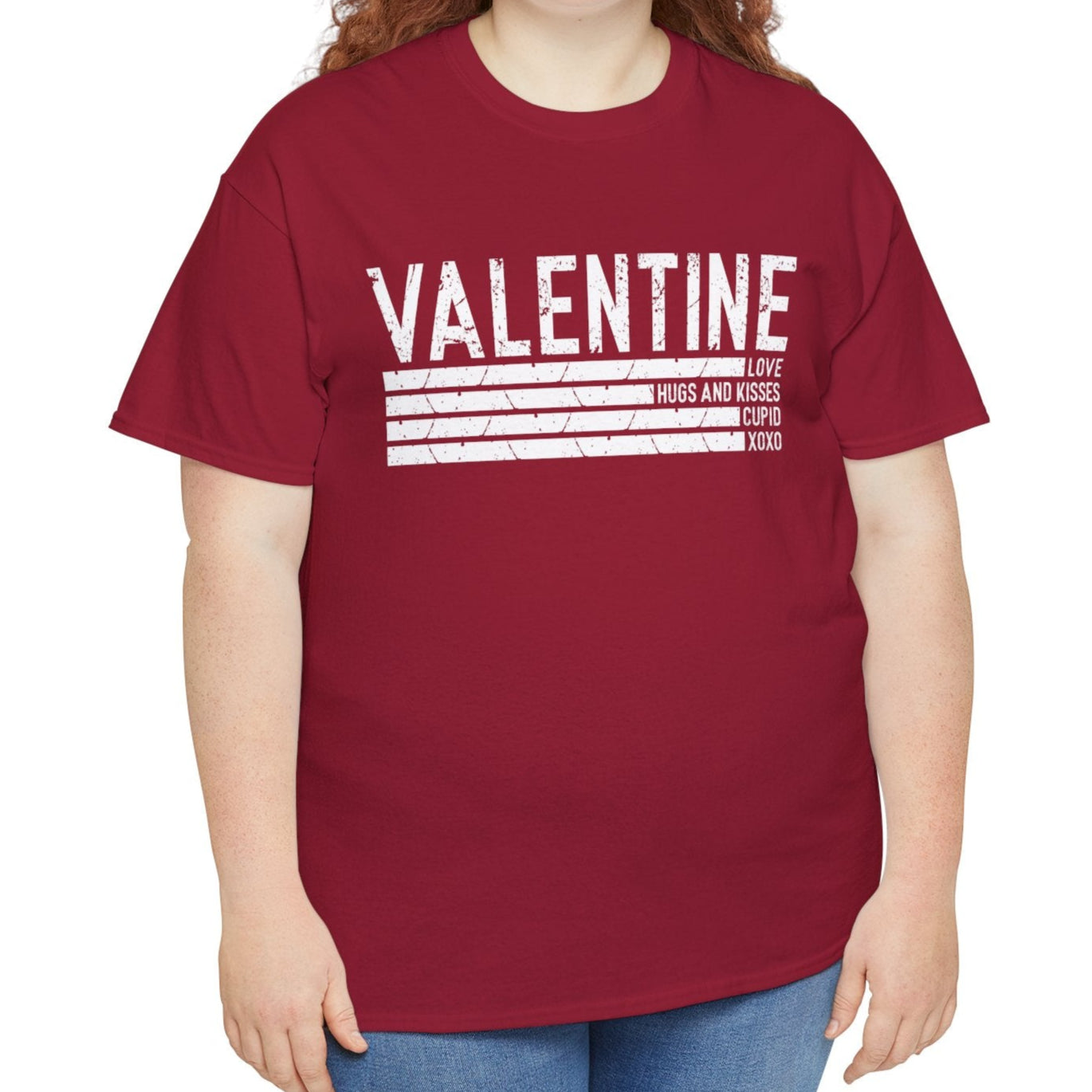 Valentine, Love, Hugs & Kisses XOXO Tee - Kim’s Signature Beauty & Accessories    