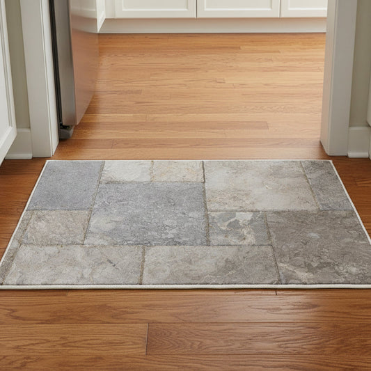 Vintage Grayish Blue Stone Rug - Kim’s Signature Beauty & Accessories