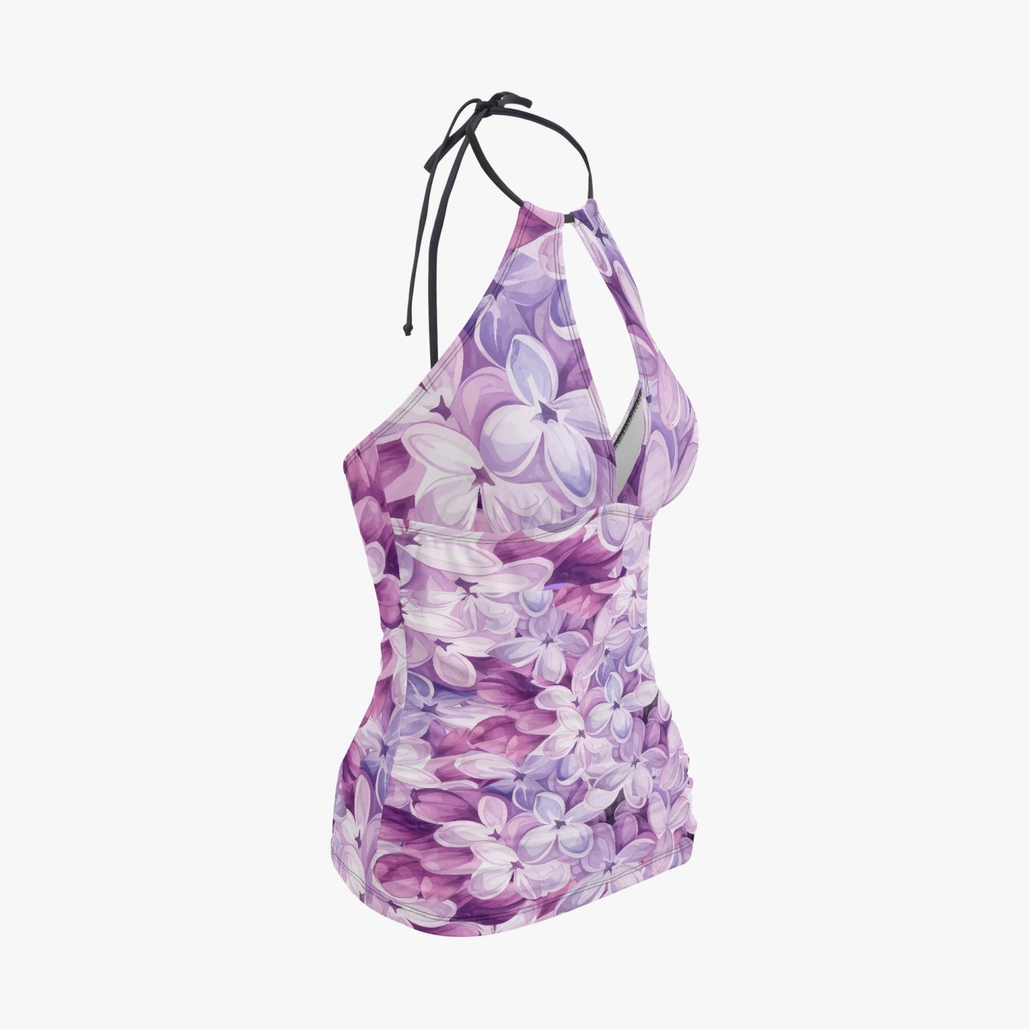 Violet blooms Halter Top Two-Piece Tankini - Kim’s Signature Beauty & Accessories    
