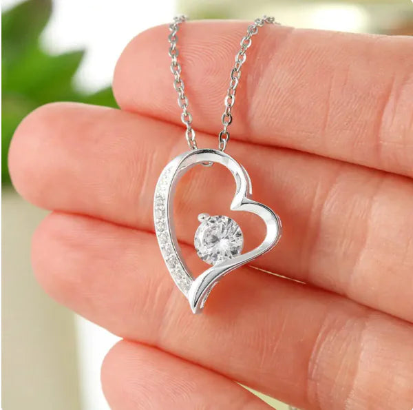 Pure Hearts Message Card Necklace - Kim’s Signature Beauty & Accessories    (Store description)