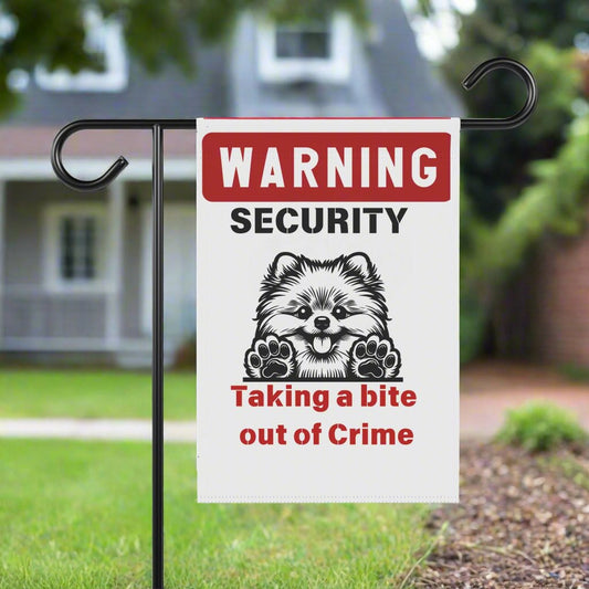 Warning, Dog Security Yard Flag - Kim’s Signature Beauty & Accessories    