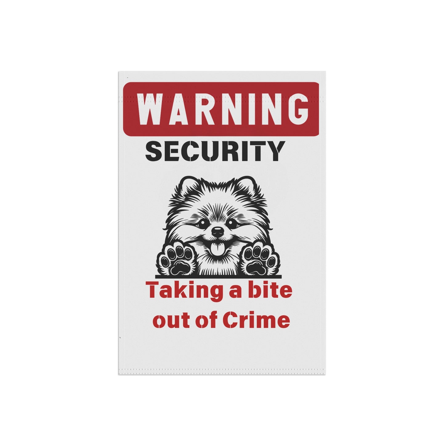 Warning, Dog Security Yard Flag - Kim’s Signature Beauty & Accessories    