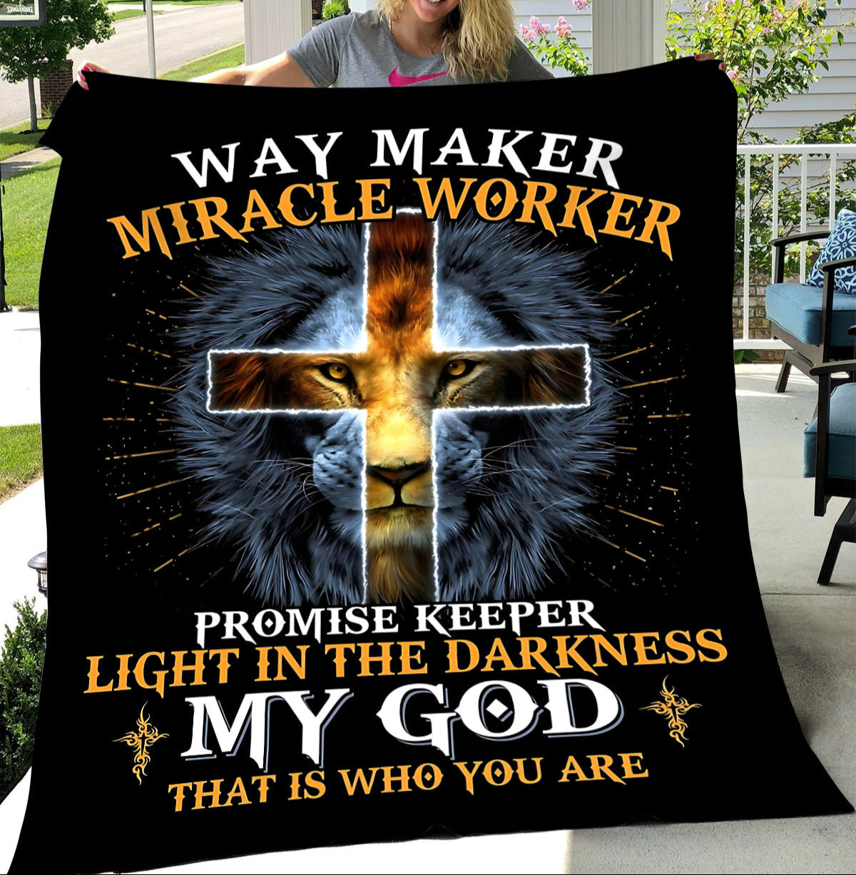 Way Maker, Miracle Worker Blanket - Kim’s Signature Beauty & Accessories    