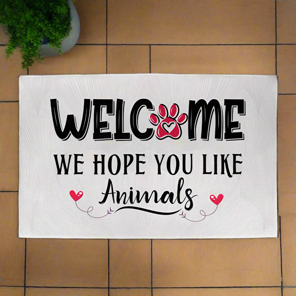 We Hope You Like Animals Mat - Kim’s Signature Beauty & Accessories    