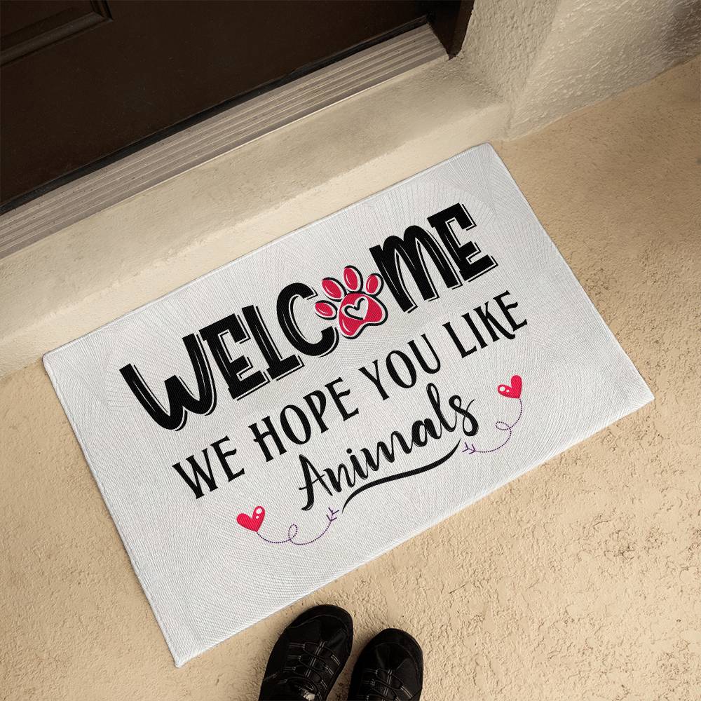 We Hope You Like Animals Mat - Kim’s Signature Beauty & Accessories    