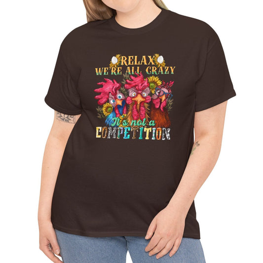 We're All Crazy | Cotton Tee - Kim’s Signature Beauty & Accessories    