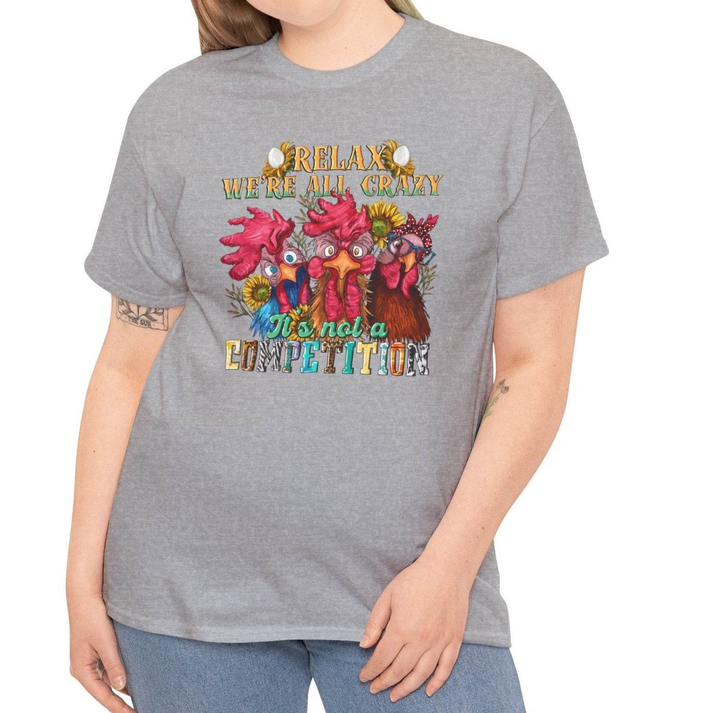 We're All Crazy | Cotton Tee - Kim’s Signature Beauty & Accessories    