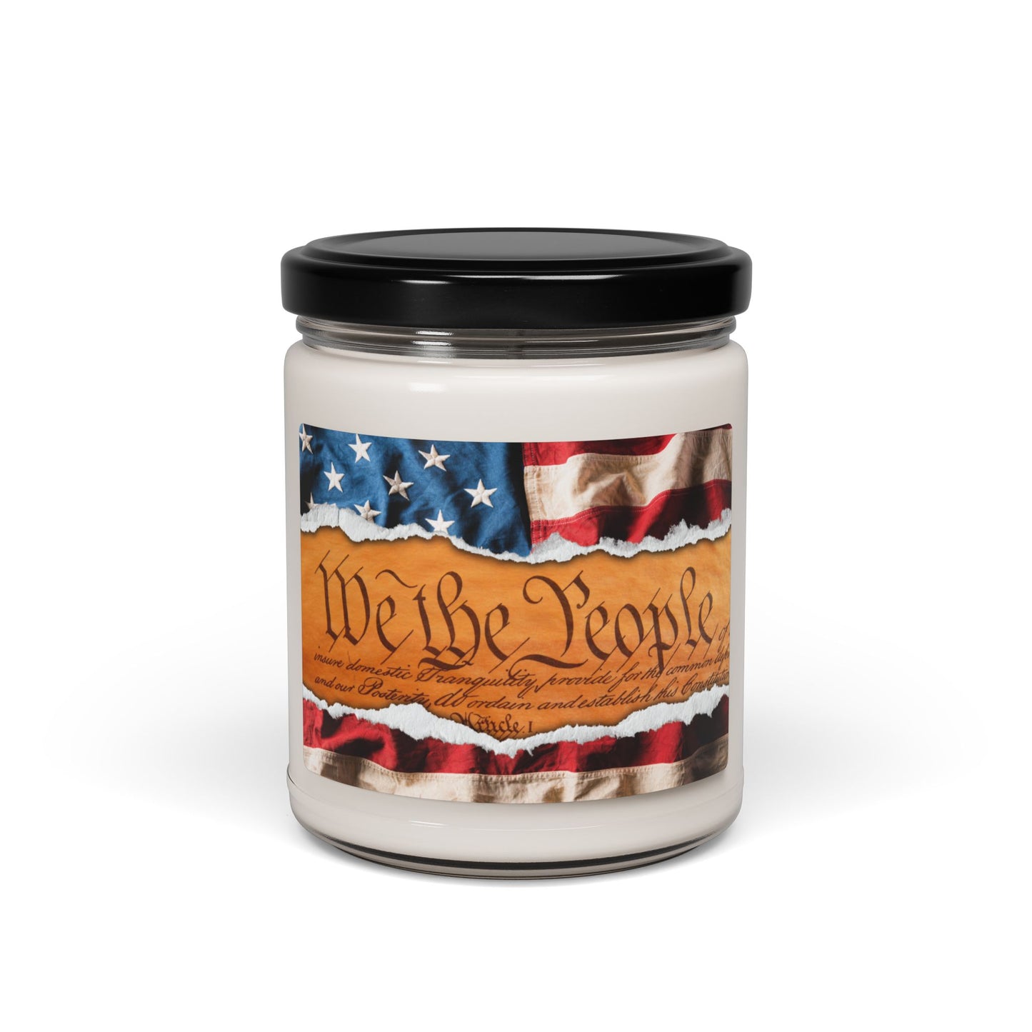 We the People Scented Soy Candle, 9oz - Kim’s Signature Beauty & Accessories    