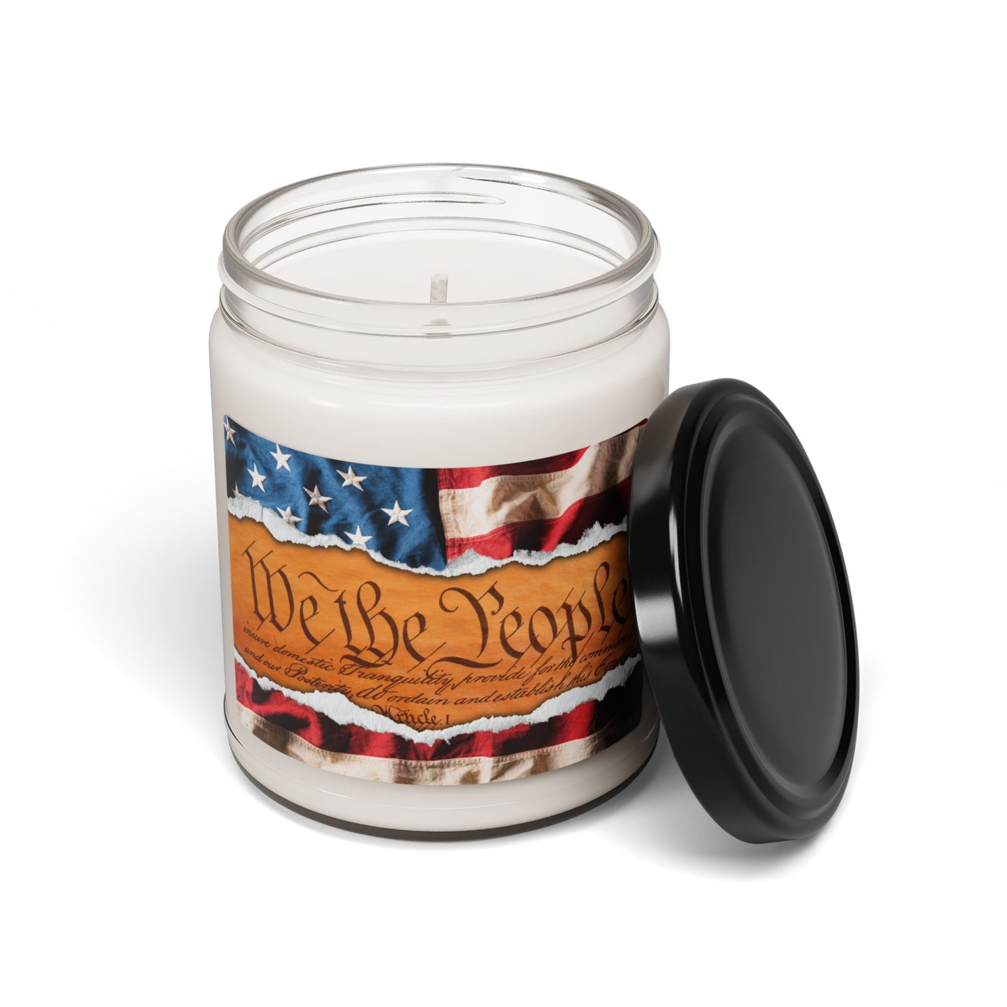 We the People Scented Soy Candle, 9oz - Kim’s Signature Beauty & Accessories    